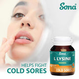 Sona L-Lysine 1000mg 45 Tablets
