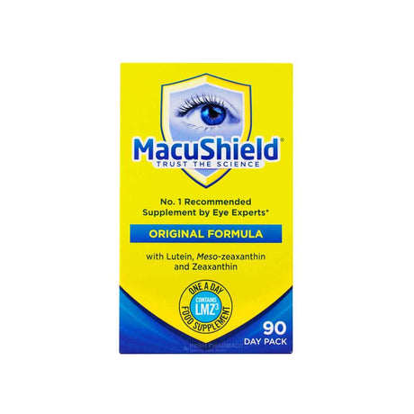 MacuShield Capsules (Meso-Zeaxanthin) 90 Pack – lutein and zeaxanthin to support healthy vision