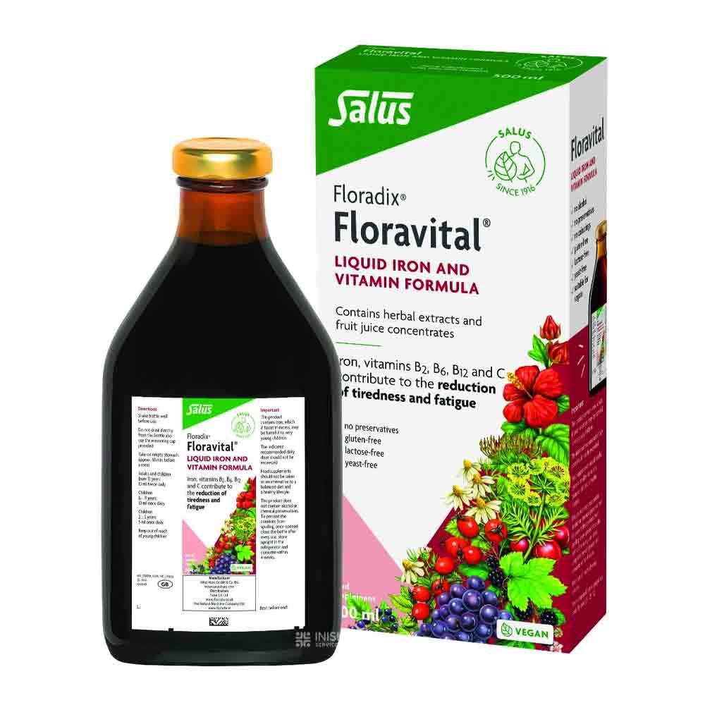Floradix Floravital Liquid Iron And Vitamin Formula 500ml
