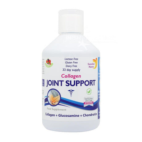 Swedish Nutra Collagen Joint Support 500ml – collagen to support joint, skin and bone health