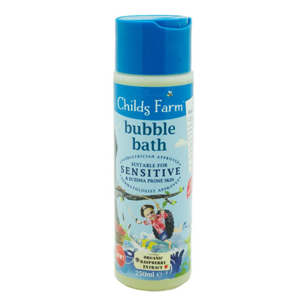 Childs Farm Bubble Bath For Sensitive Skin Organic Raspberry 250ml