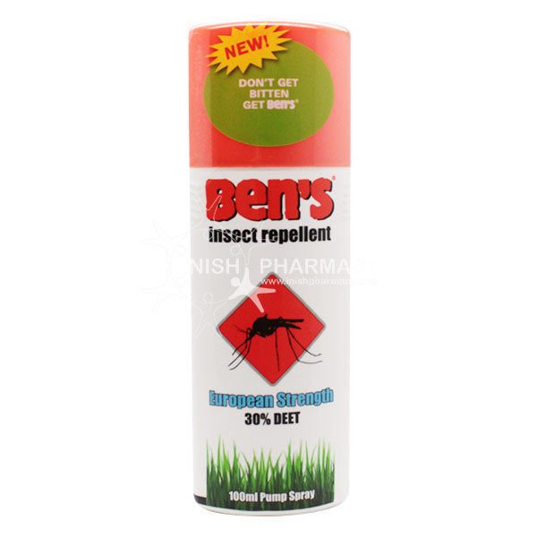 Ben's Insect Repellent 30% DEET 100ml Pump Spray