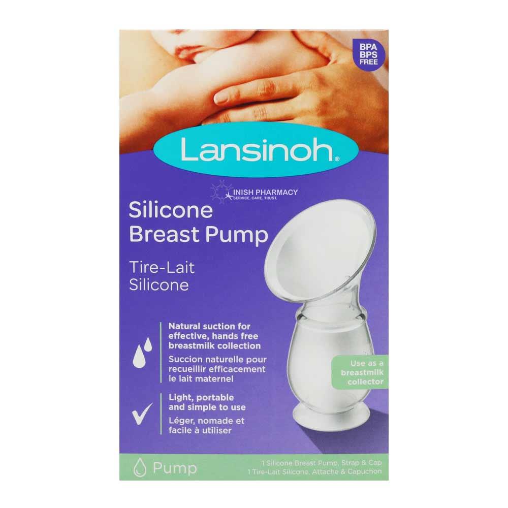 Lansinoh Silicone Breast Pump with Suction Base