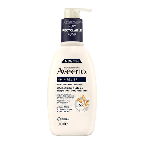 Aveeno Skin Relief Shea Butter Moisturising Lotion Pump 300ml – moisturises and protects skin daily