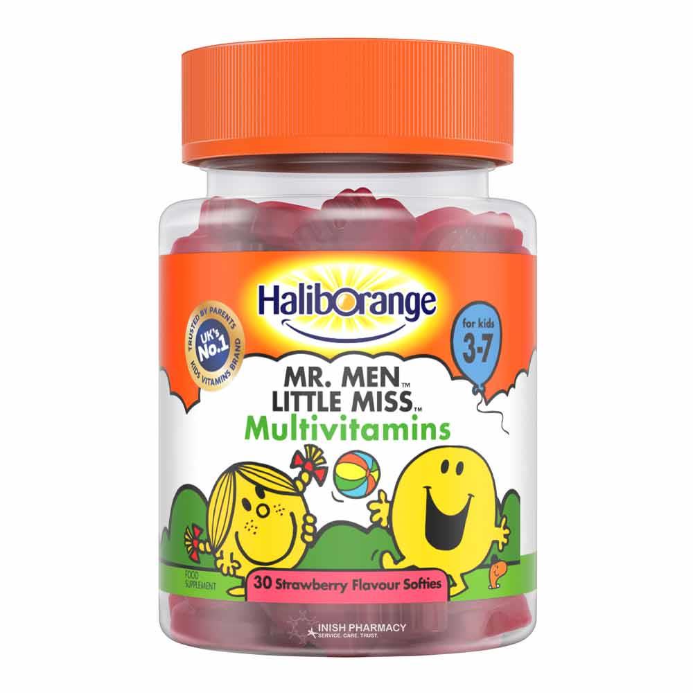 Seven Seas HalibOrange Mr Men Multivitamins Strawberry Softies 30 Pack