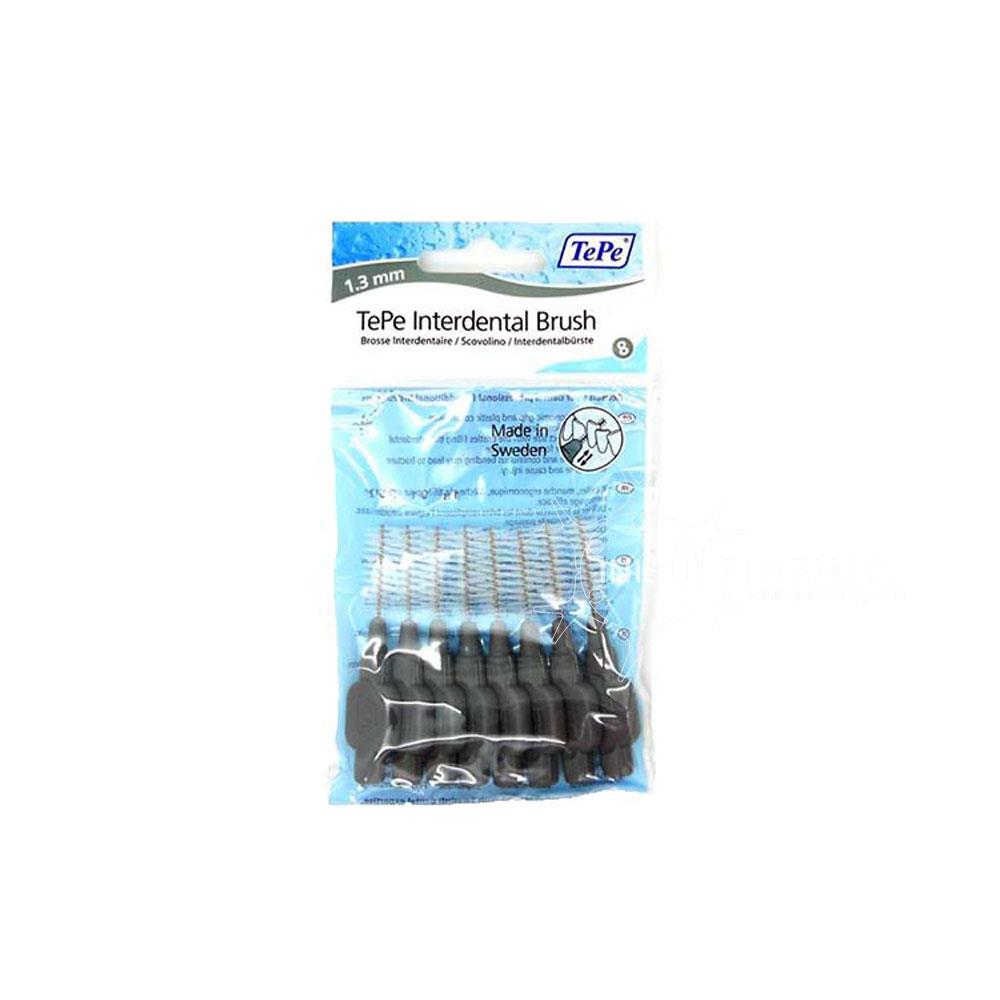 TePe Grey Interdental Brush 1.3mm 8 Pieces