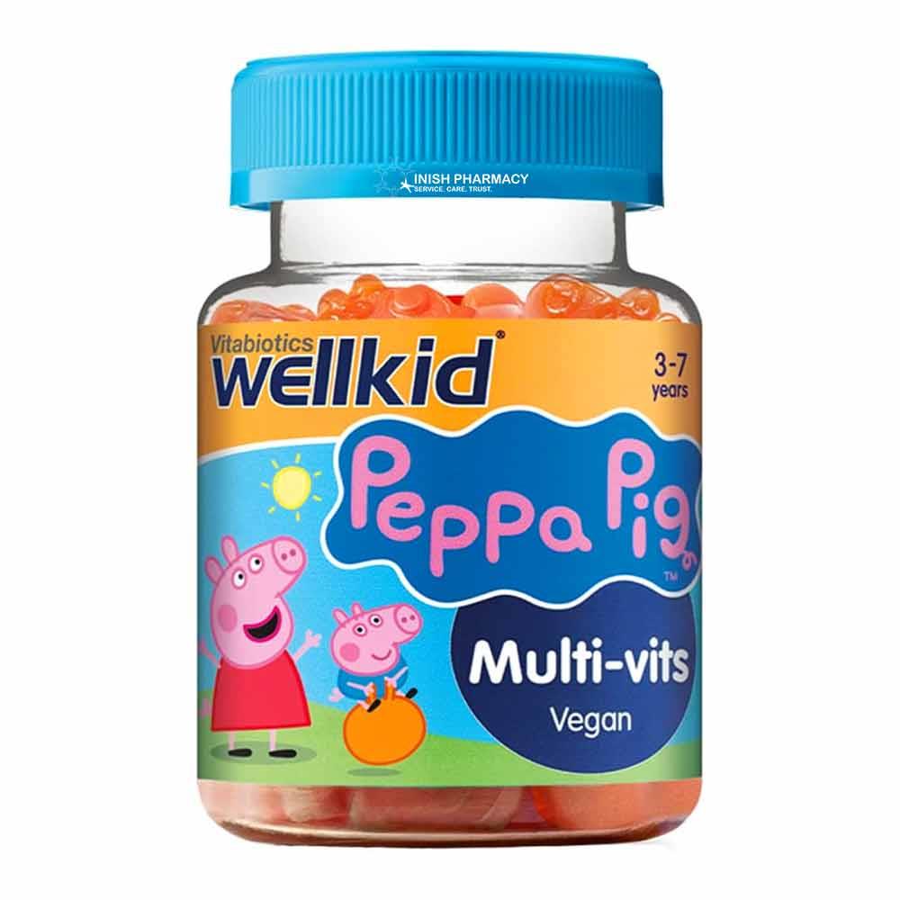 Vitabiotics Wellkid Peppa Pig Multivit 30 Pack – a daily multivitamin for growing children