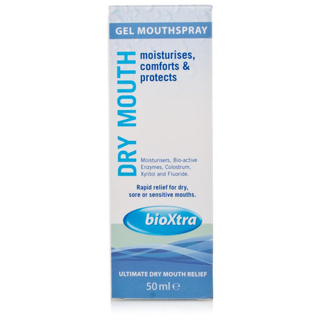 BioXtra Gel Mouthspray for Dry Mouth 50ml – provides lasting dry mouth relief