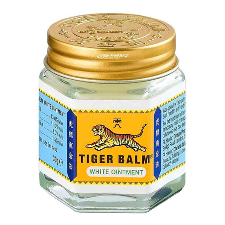 Tiger Balm White Ointment Muscle Rub 19g – soothes muscular aches and tension
