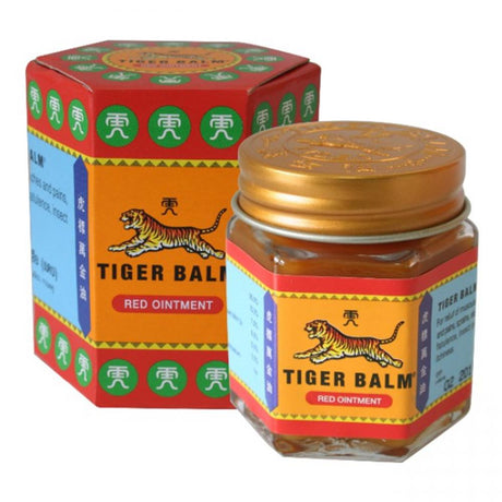 Tiger Balm Red Ointment Muscle Rub 19g – soothes muscular aches and tension