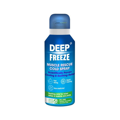 Deep Freeze Muscle Rescue Cold Spray 72.5ml – soothes muscular aches and tension