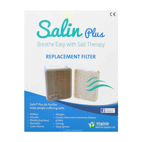 Salin Plus Salt Therapy Filter - 1 Filter – supports clear breathing and respiratory health