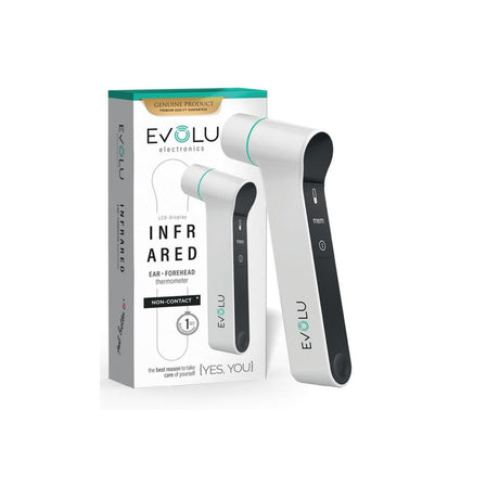 Evolu Electronics Non-Contact Infrared Thermometer – a trusted essential for mother and baby care