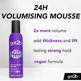 Schwarzkopf Got2b VoluManiac Bodifying Mousse 250ml