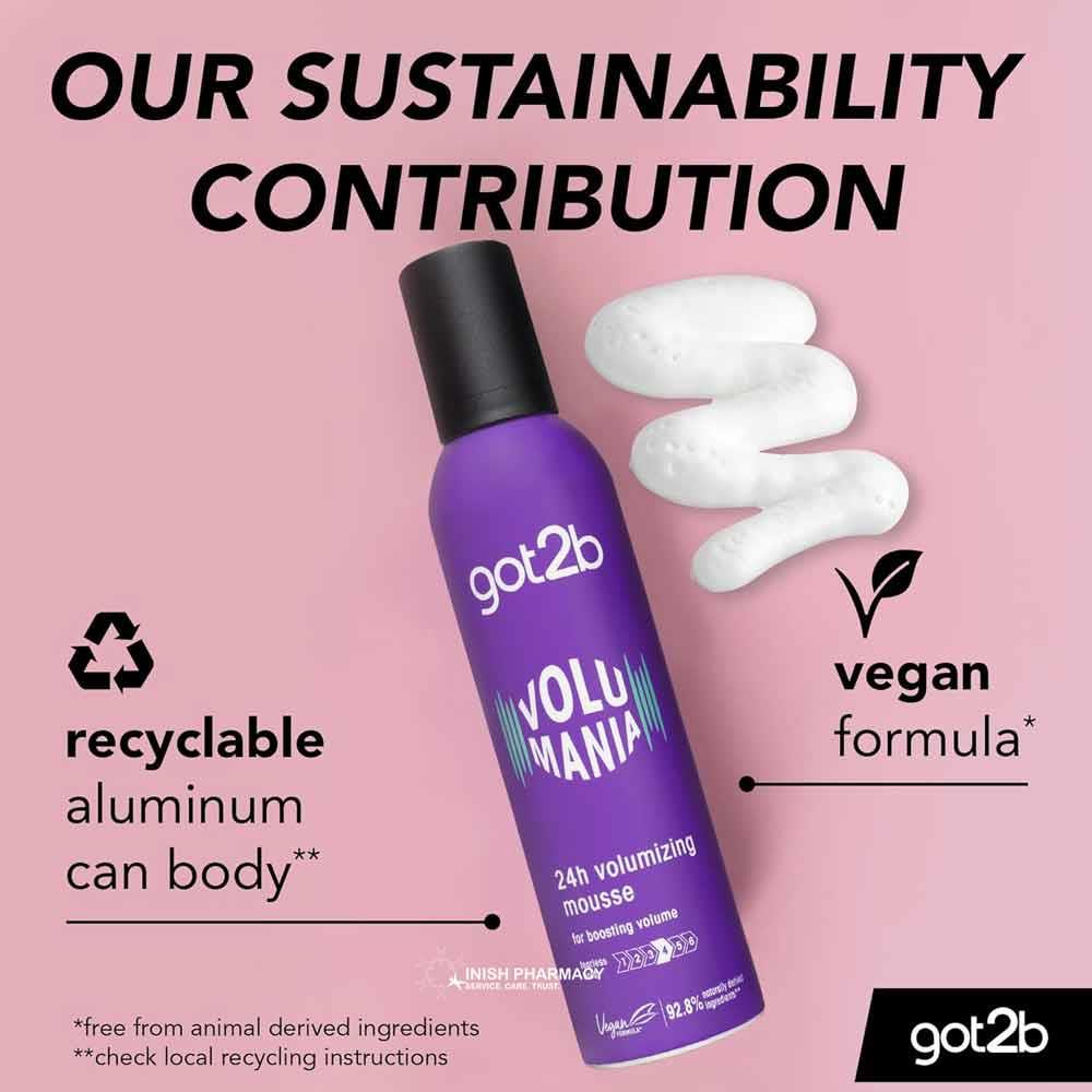 Schwarzkopf Got2b VoluManiac Bodifying Mousse 250ml