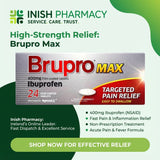 Brupro Max Ibuprofen 400mg Tablets