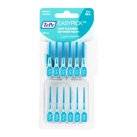 TePe EasyPick Turquoise Size Medium - Large – cleans between teeth for healthy gums