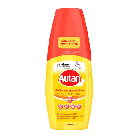 Autan Repellent Multi Insect Pump Spray 100ml – repels insects to help prevent bites and stings