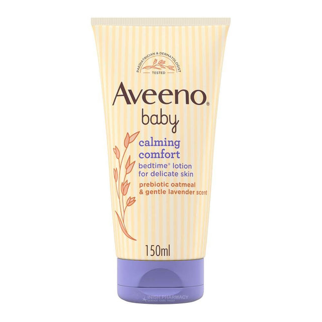 Aveeno Baby Calming Comfort Bedtime Lotion For Delicate Skin 150ml – a gentle, skin-safe essential for baby care
