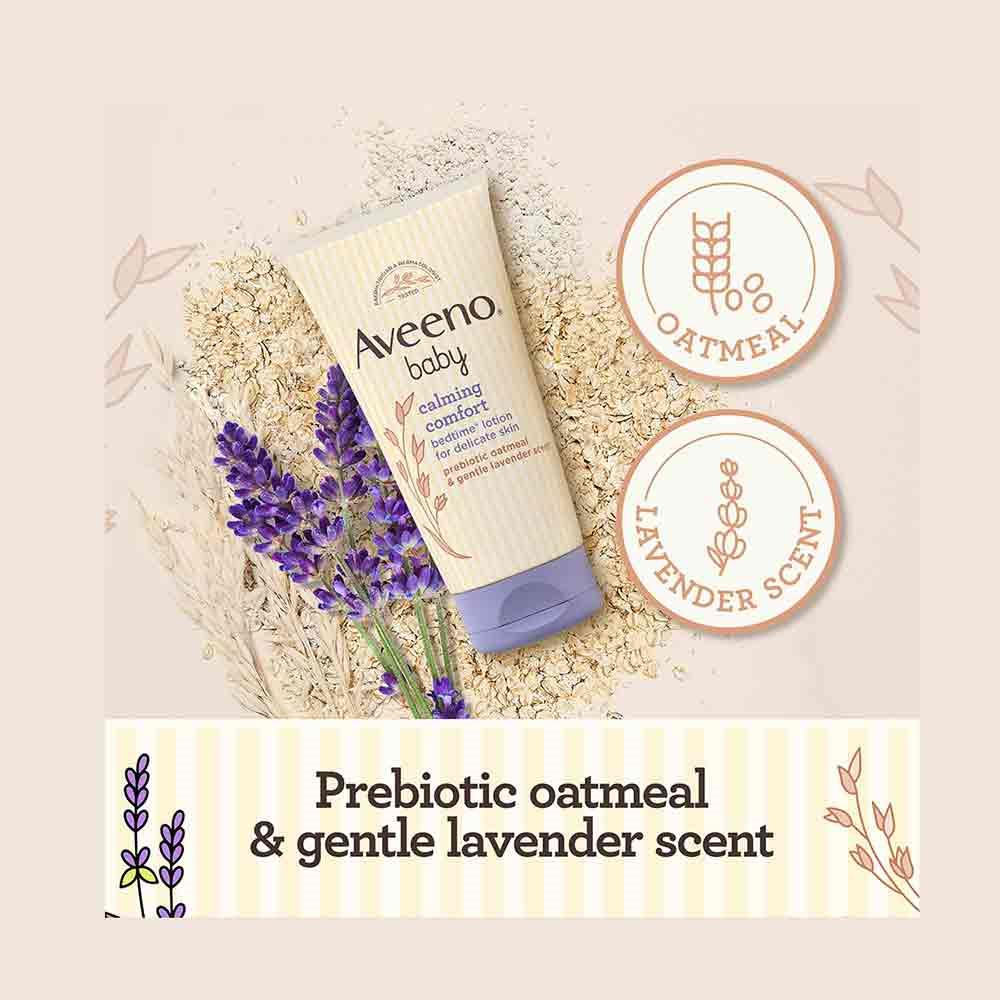 Aveeno Baby Calming Comfort Bedtime Lotion For Delicate Skin 150ml