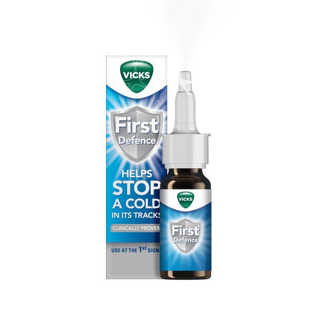 Vicks First Defence Nasal Spray 15ml – relieves nasal congestion and sinus pressure