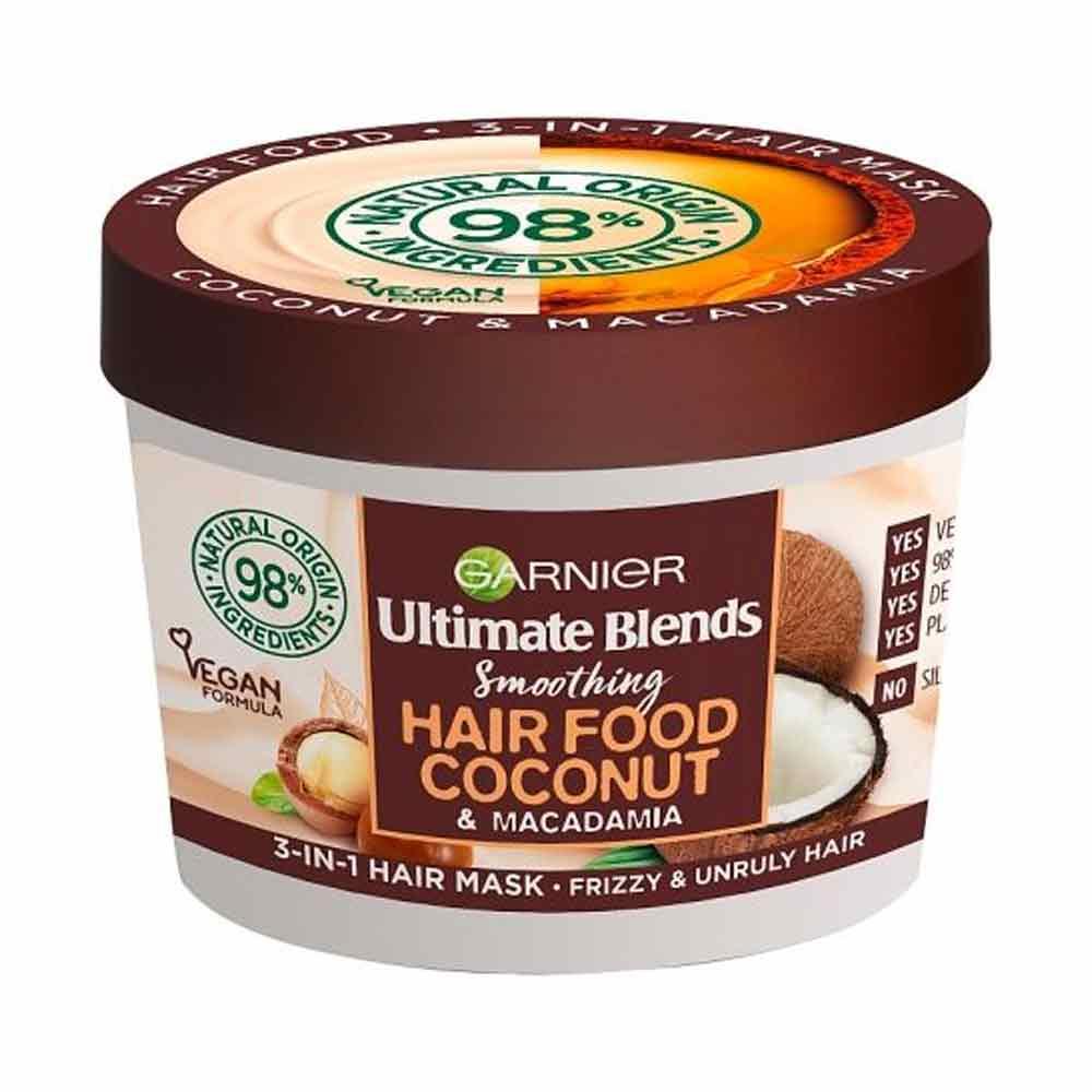 Garnier Ultimate Blends Smoothing Hair Food Coconut 400ml – a targeted treatment to restore hair health