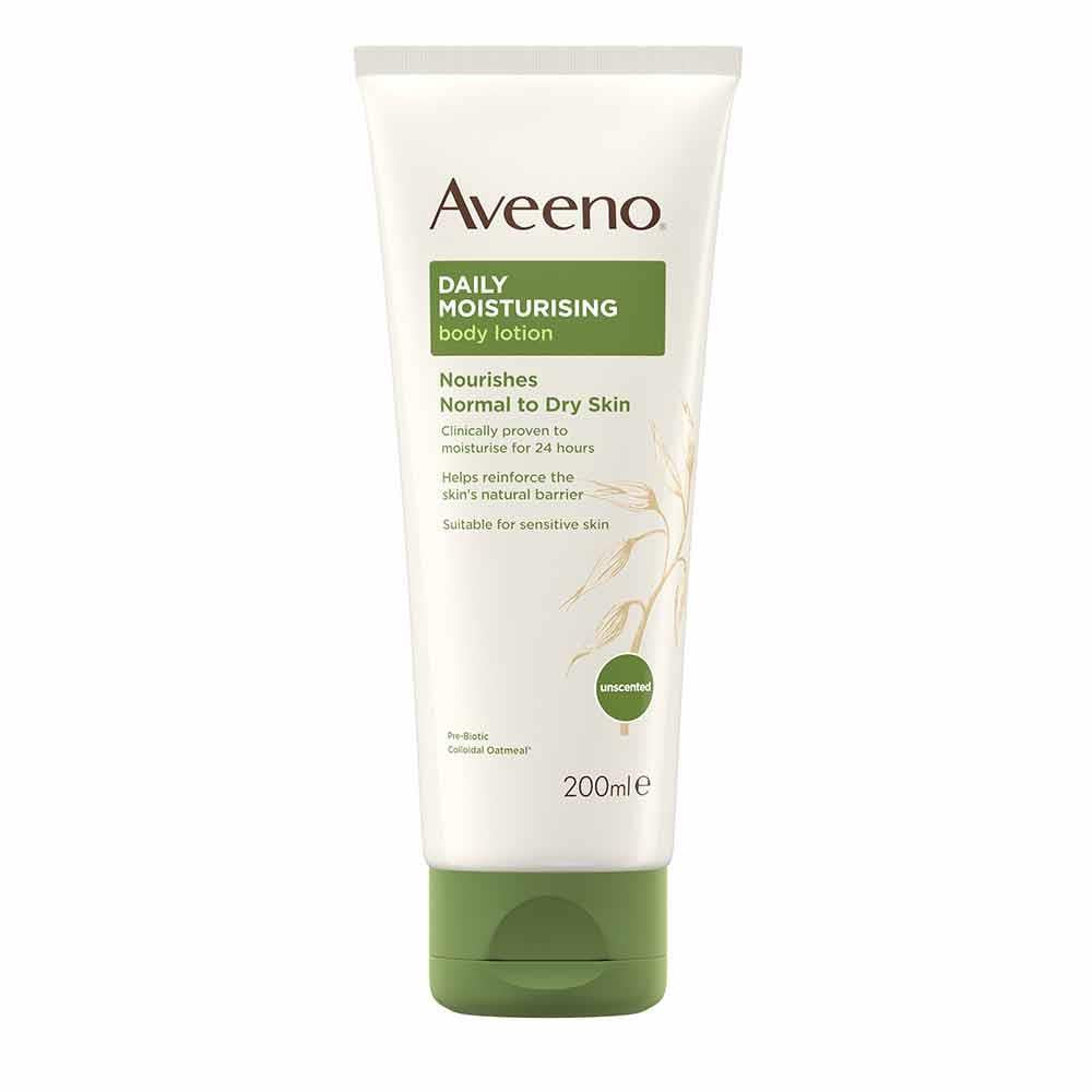 Aveeno Daily Moisturising Lotion Fragrance Free 200ml – moisturises and protects skin daily