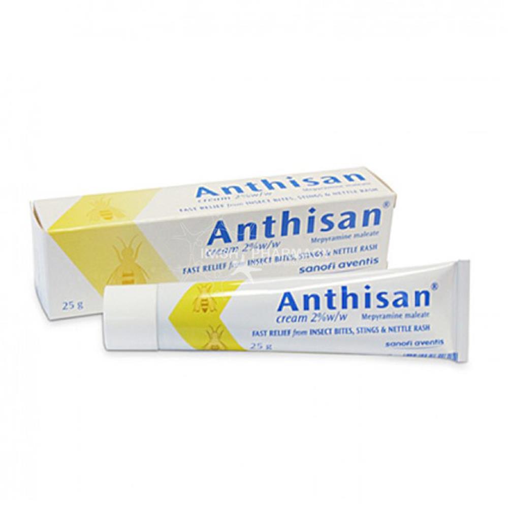 Anthisan Cream For Insect Bites Stings & Nettle Rash 25g