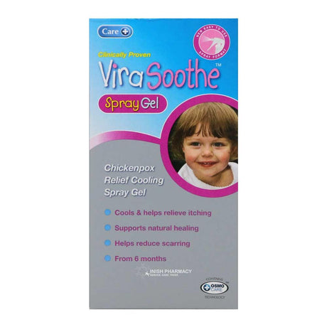 Virasoothe Chickenpox Cooling Spray Gel 60ml – a trusted essential for mother and baby care