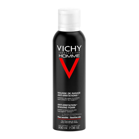 Vichy Homme Anti Irritation Shave Foam 200ml – dermatologist-developed for healthy skin