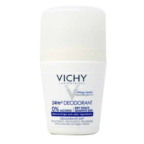 Vichy Deodorant 24Hour Protection Roll On 50ml – dermatologist-developed for healthy skin