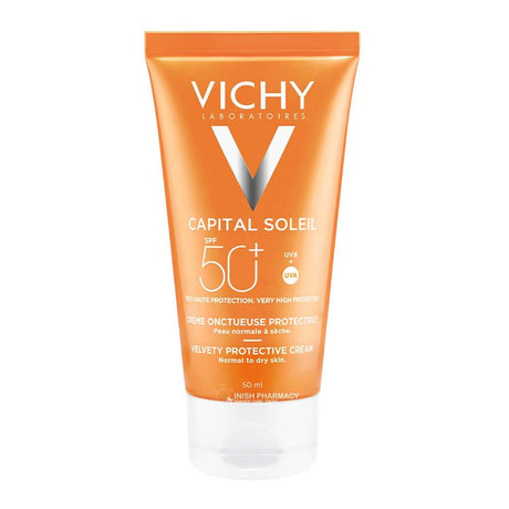 Vichy Capital Soleil Skin Perfecting Velvety Cream SPF50 50ml – broad-spectrum SPF for daily sun protection