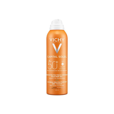 Vichy Capital Soleil Invisible Hydrating Mist SPF50 200ml – broad-spectrum SPF for daily sun protection