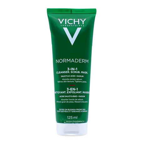 Vichy Normaderm 3 in1 Cleanser 125ml – gently cleanses and refreshes skin