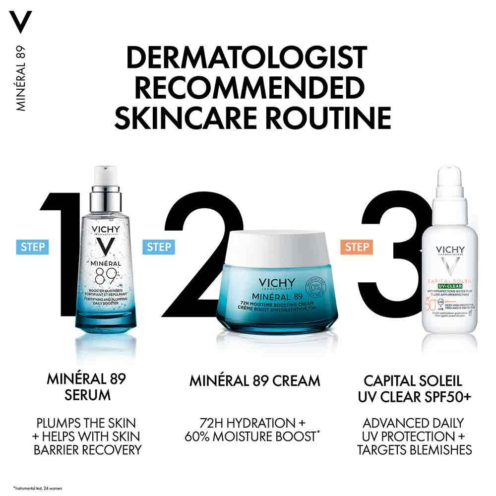 Vichy Mineral 89 Hyaluronic Acid Hydration Booster Serum 50ml