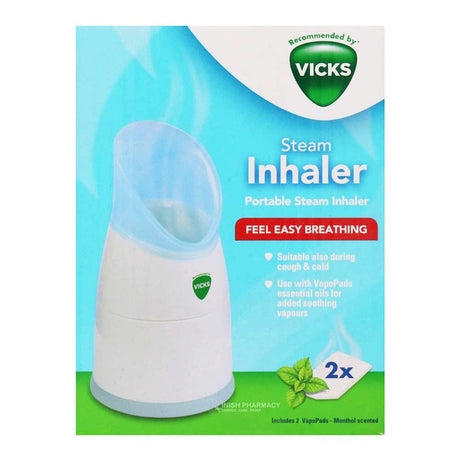 Vicks Steam Inhaler with VapoPads – relieves nasal congestion and sinus pressure