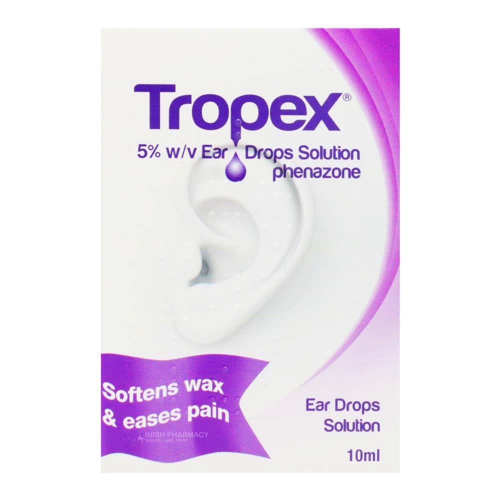 Tropex Phenazone 5% W/V Ear Drops Solution 10ml
