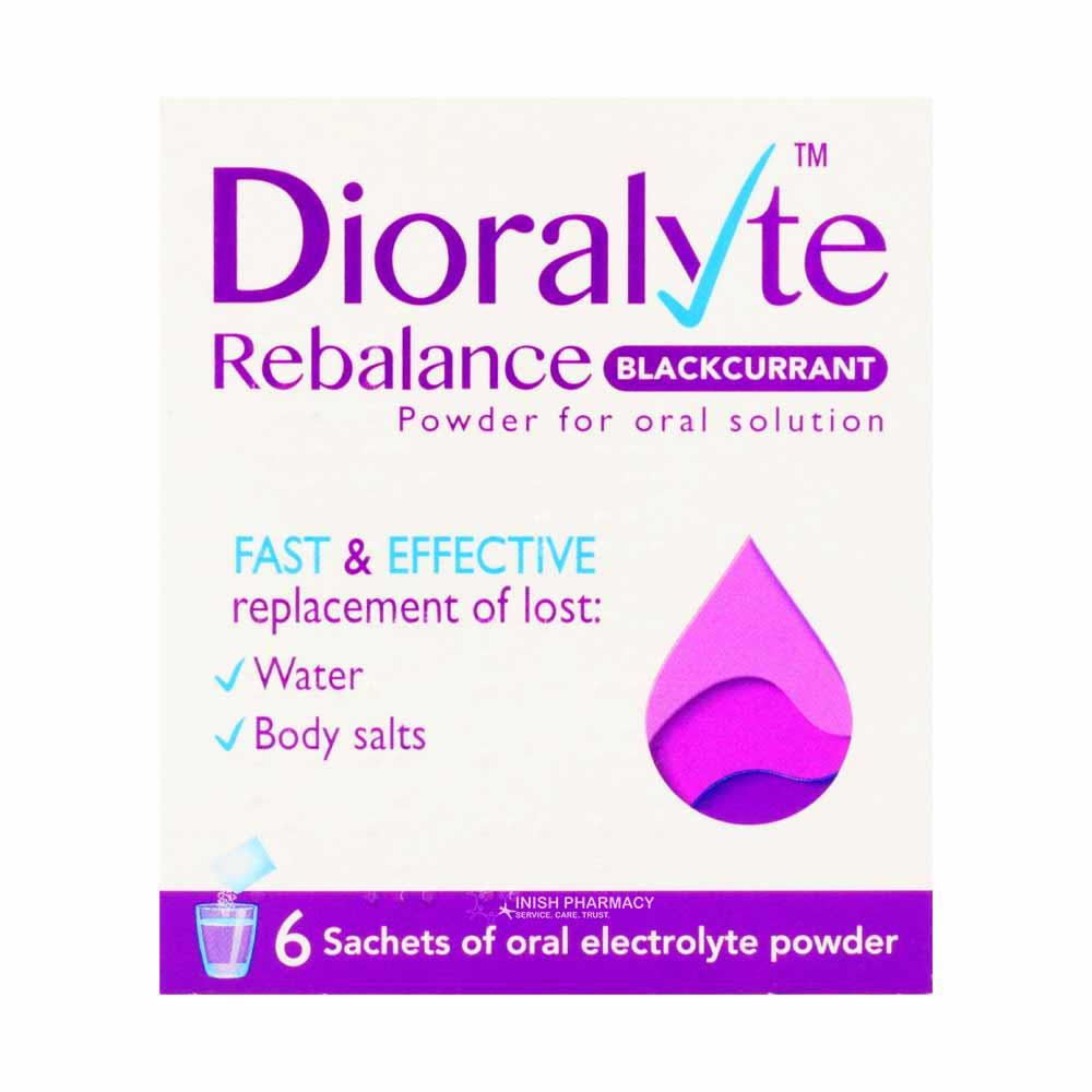 Dioralyte Rebalance Blackcurrant 6 Pack