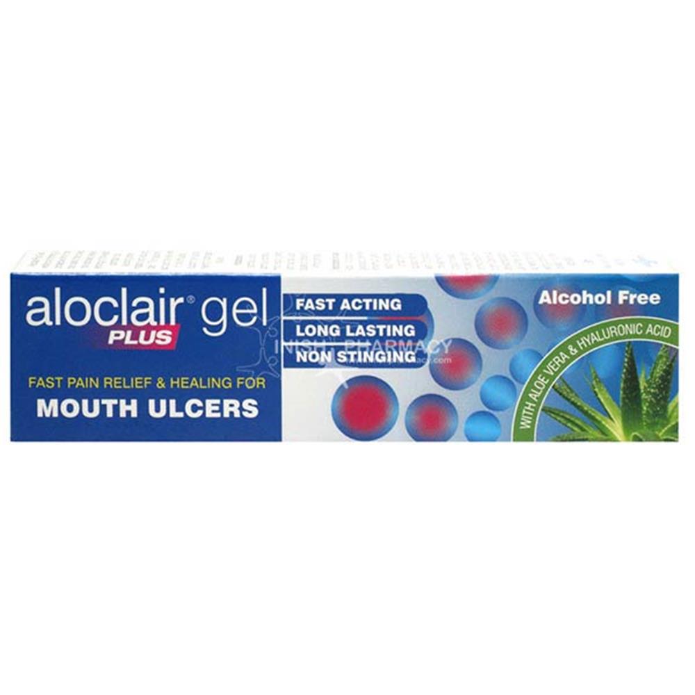 Aloclair Plus Gel Mouth Ulcer Fast Pain Relief & Healing 8ml
