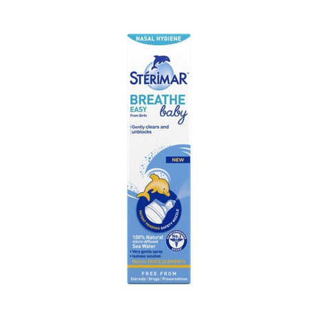 Sterimar Baby Breathe Easy Isotonic Nasal Spray 50ml – relieves nasal congestion and sinus pressure