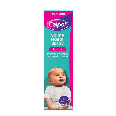 Calpol Saline Nasal Spray 0m+ 15ml – relieves pain and fever in children