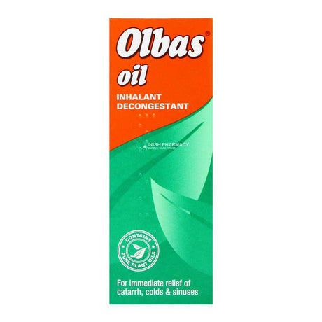 Olbas Oil Inhalant Decongestant 28ml – relieves nasal congestion and sinus pressure