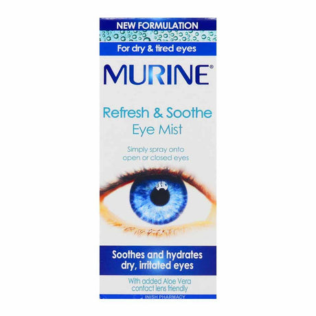 Murine Refresh & Soothe Eye Mist 10ml – soothes and hydrates dry, irritated eyes