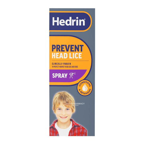 Hedrin Protect & Go Conditioning Head Lice Spray 100ml – treats and eliminates head lice