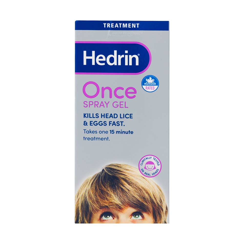 Hedrin Once Head Lice Spray Gel 100ml