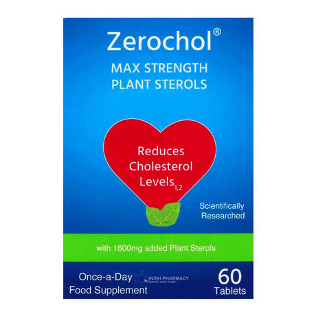Zerochol Plant Sterols 60 Tablets – to support healthy heart function