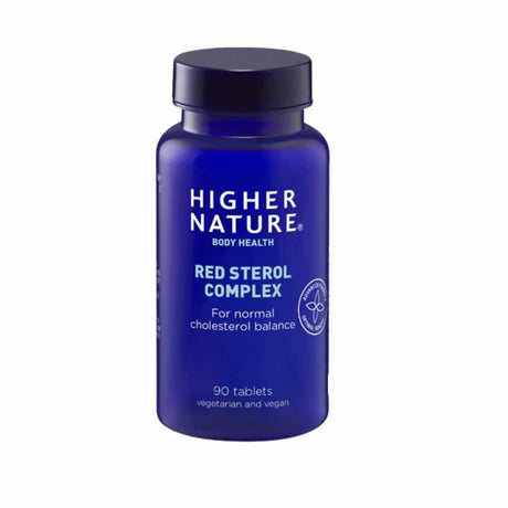 Higher Nature Red Sterol Complex Vegan Food Supplement 90 Pack – to support healthy heart function