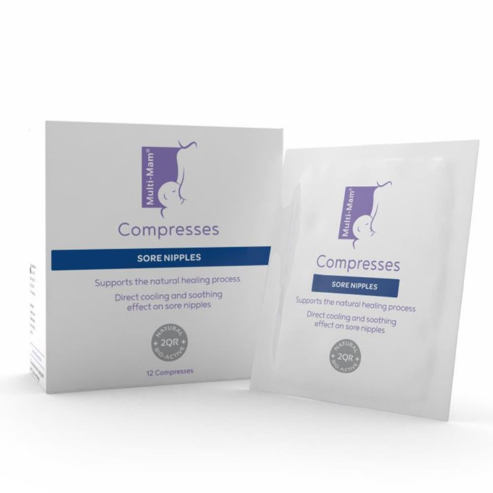 Multi-Mam Compresses - Intensive Nipple Treatment for Breastfeeding Mothers 12 Compresses