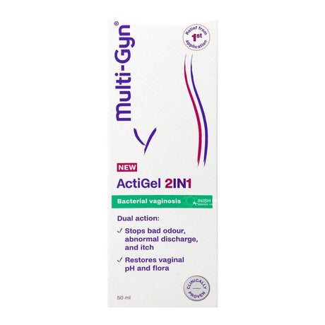 Multi-Gyn Actigel 2in1 Prevents and Treats Vaginal Discomforts 50ml – a clinically tested vaginal treatment