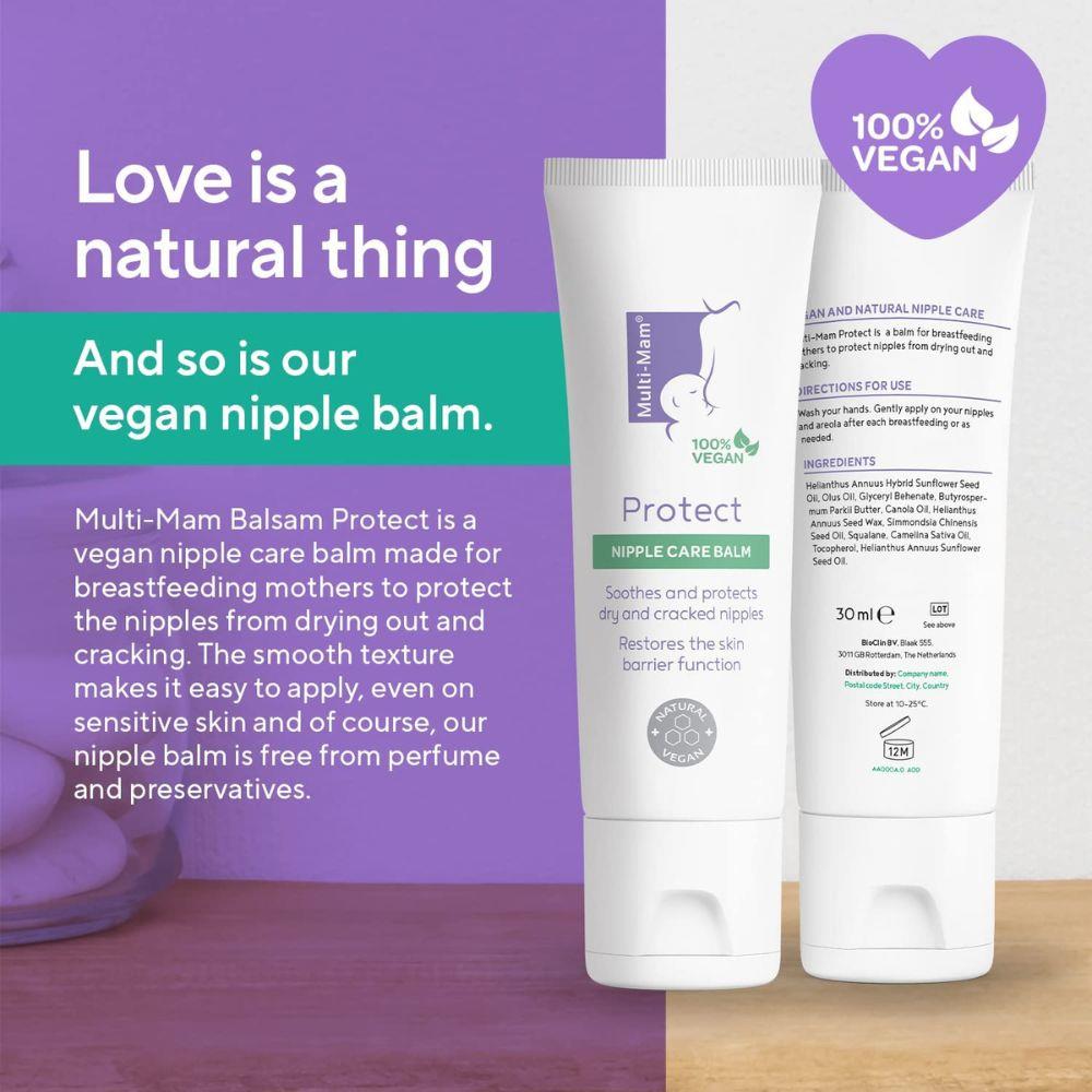 Multi-Mam Protect Nipple Care Balm for Breatfeeding Mothers 30ml